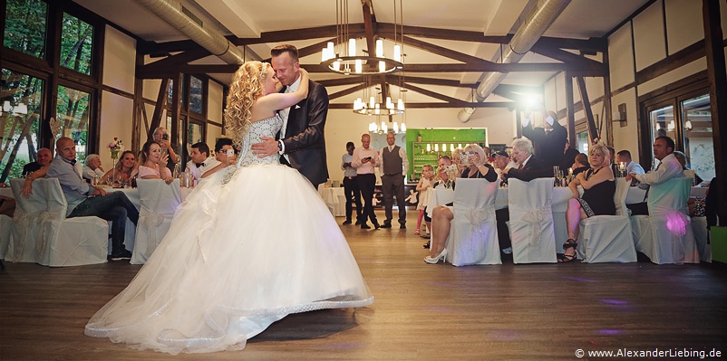 Hochzeitsfotograf Standesamt Magdeburg / Gartenhaus im Stadtpark - Hochzeitstanz