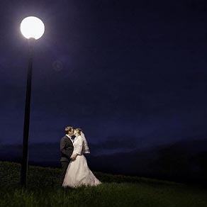 Hochzeitsbild auf Instagram